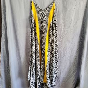 V-neck Tent patterned dress